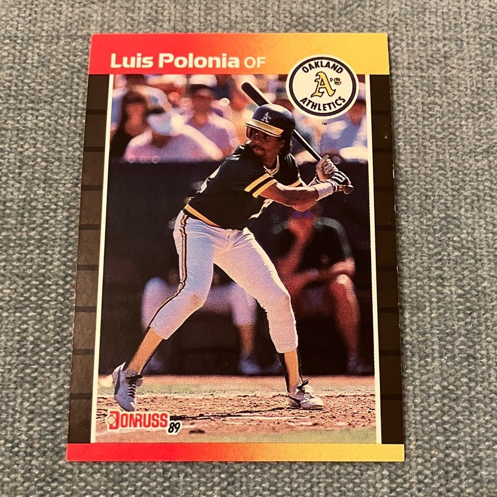 1989 Donruss Oakland A's Baseball Card Trading Card